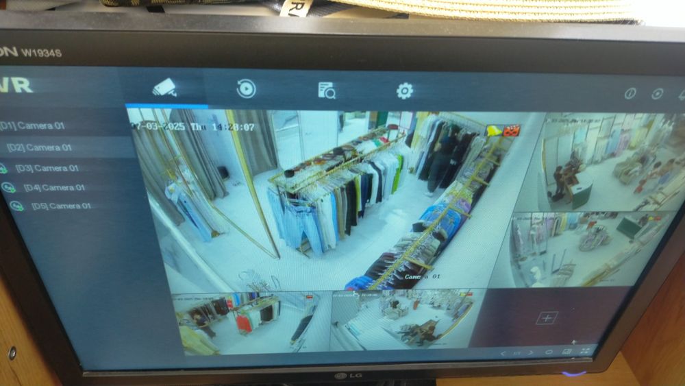 Установка камер видеонаблюдения