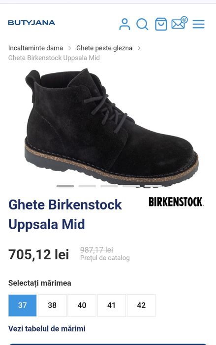 Ghete Birkenstock Uppsala Mid
