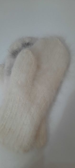 Варежки пуховые новые