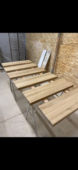 Trepte din lemn masiv de stejar