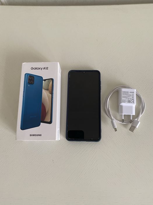 Samsung A12 blue с документами