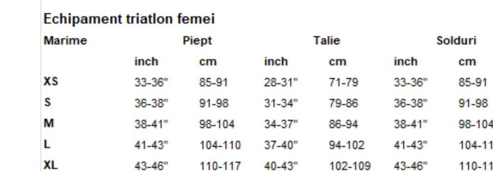 Costum neopren femei pentru înot