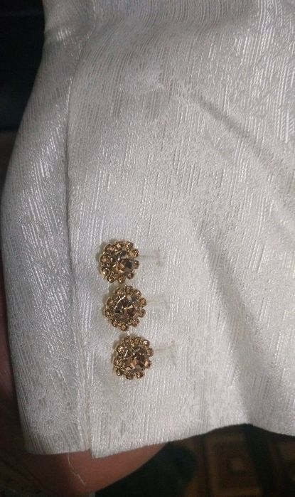 Set Lux Filip Cezar Sacou Brodat + Vestă – Stare Impecabilă (Bespoke)