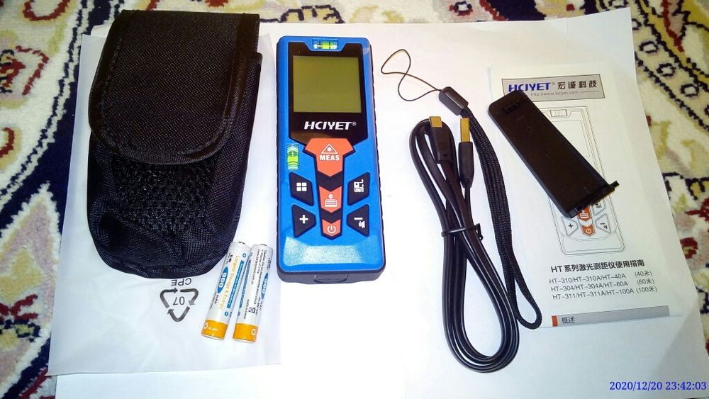 Рулетка, дальномер лазерный