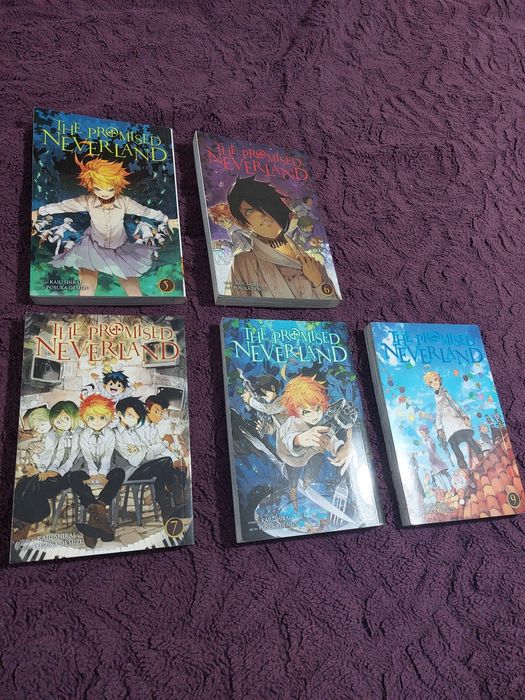 The promised neverland– 5 тома (манга), от 5-9 volumes