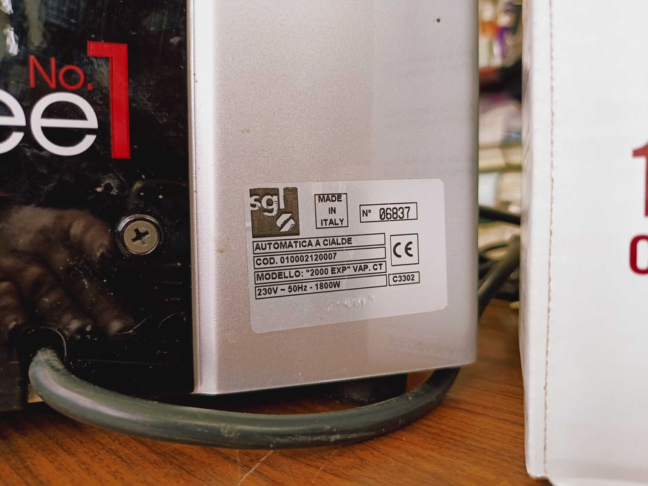 Espressor SGL Capsules Pad Italy NR1 – LOT NOU