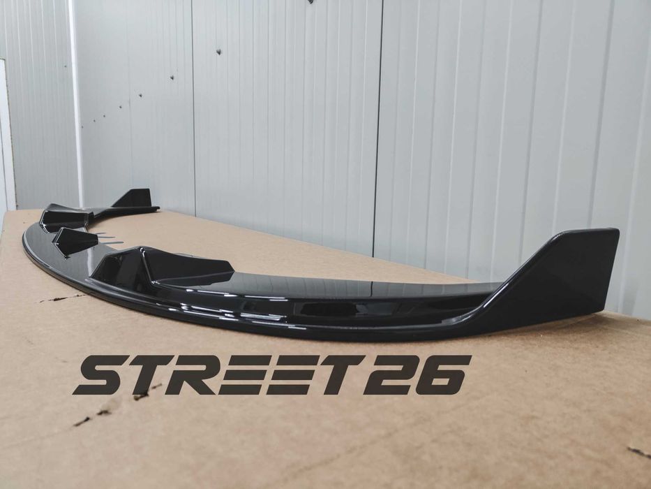 Prelungire Lip Bara Fata BMW Seria 5 E60 E61 (2003-2010) Negru Lucios