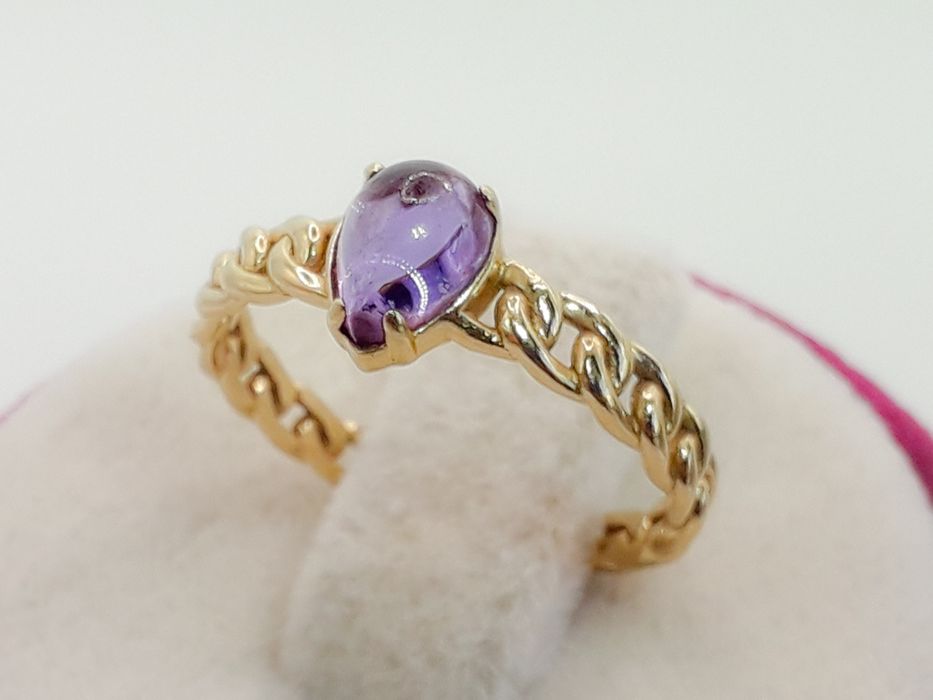 Inel din aur de 14k cu Ametist!