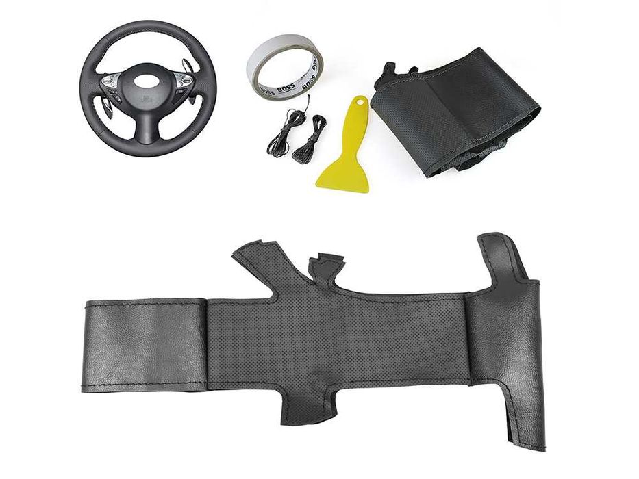 Калъф за волан шиещ НИСАН ДЖУК 2010-2018 / NISSAN JUKE 2010-2018