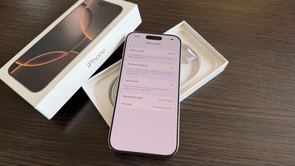iPhone 16 Pro, 512GB, Desert Titanium, Garanție încă 1 an