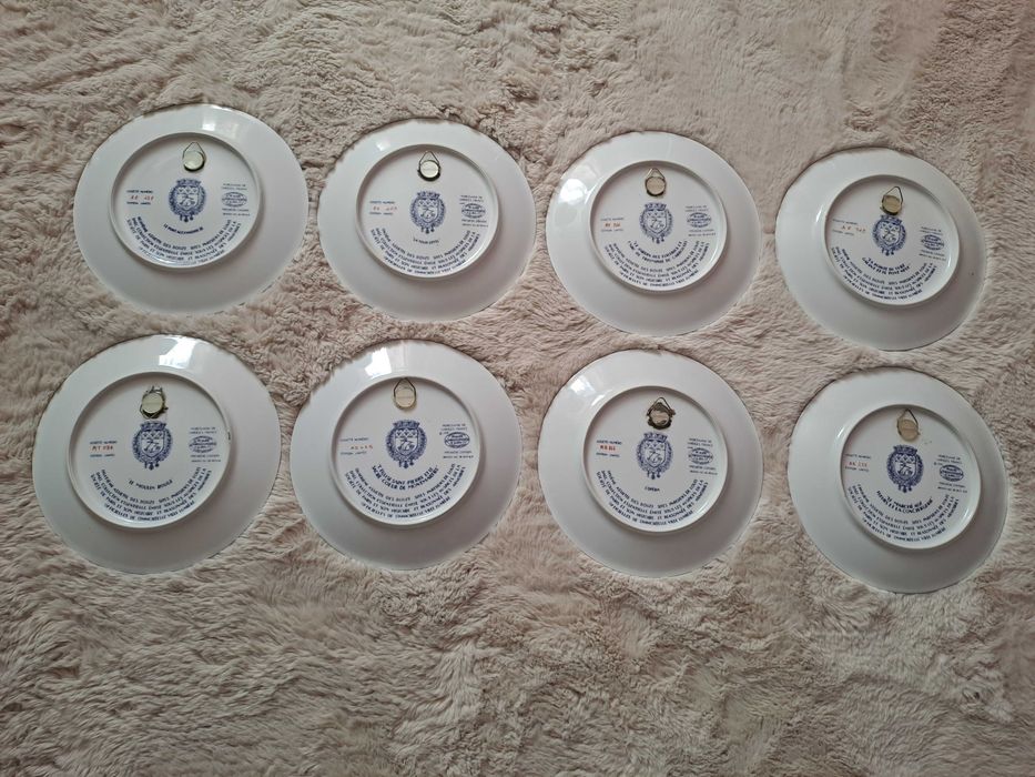 Farfurii decorative Limoges editie limitata pictate manual