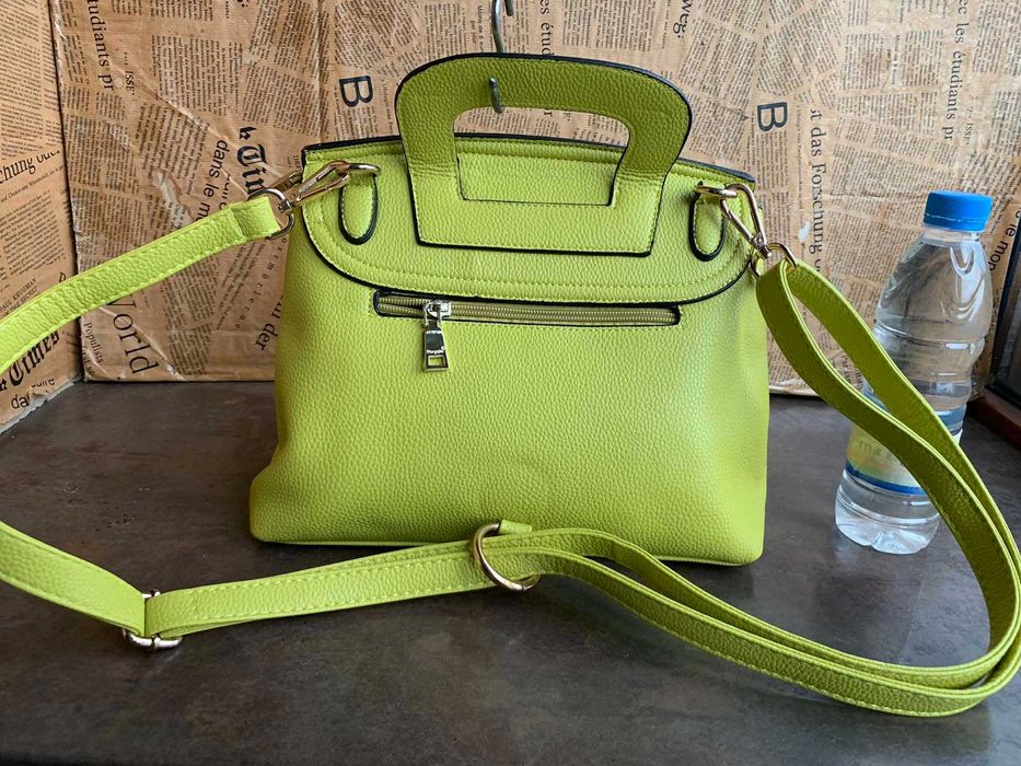 дамска чанта,кожена раница Нова!