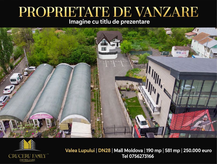 Ocazie! Proprietate in zona Mall Moldova (se accepta schimburi imobiliare)cu deschidere la DN 28