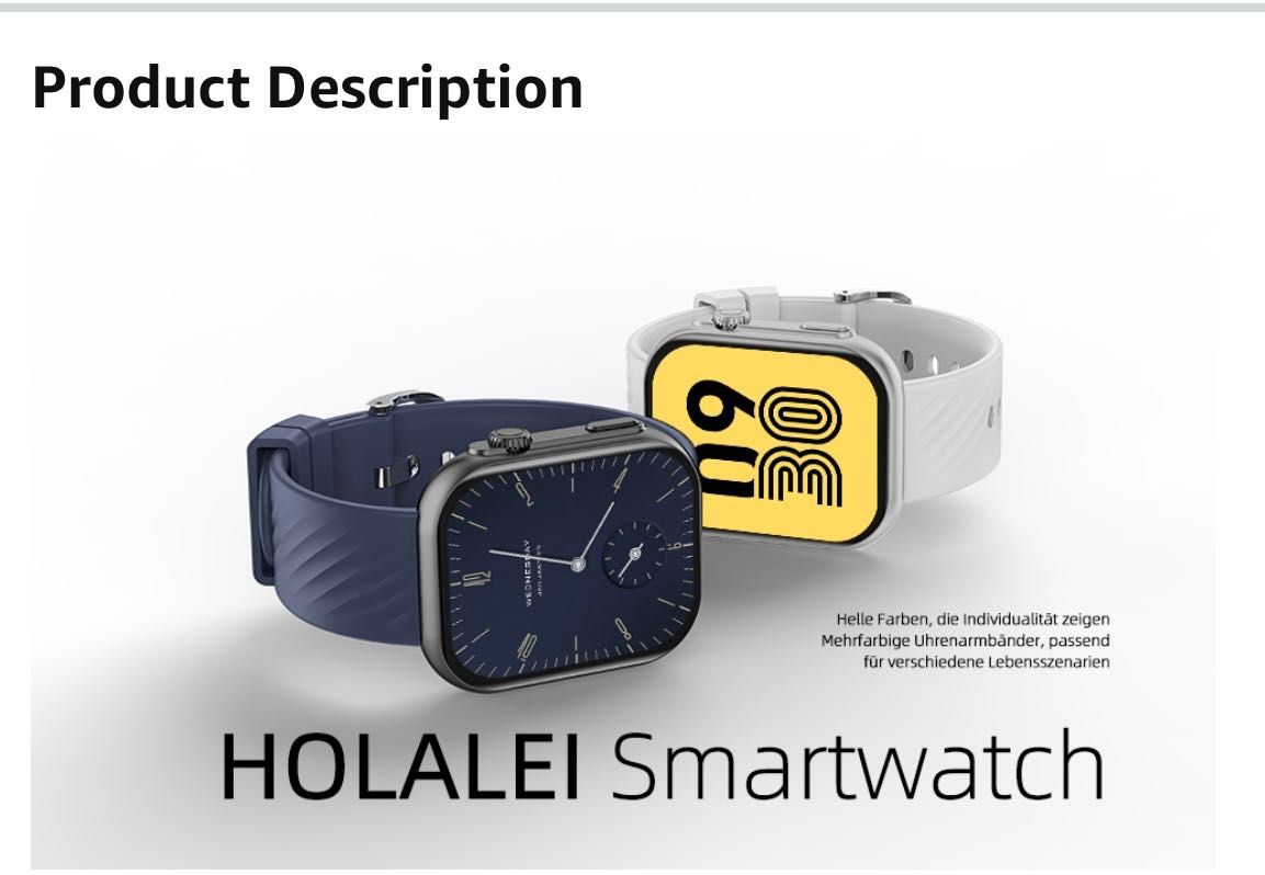 Holalei smartwatch app new arrivals