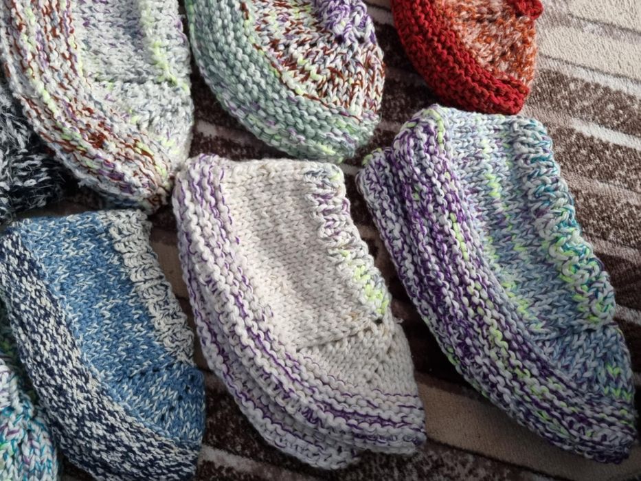 Cipici lana draguti pentru dama, lucrati manual