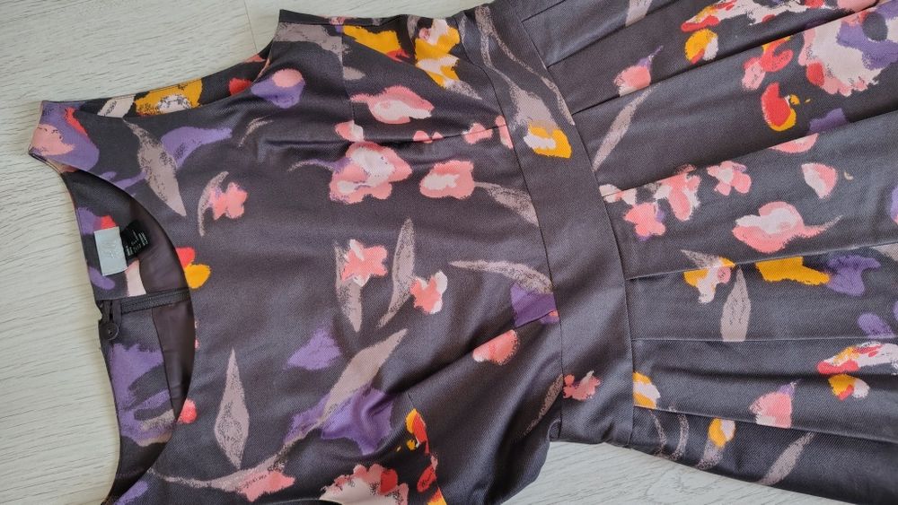Rochie midi florală H&M 38
