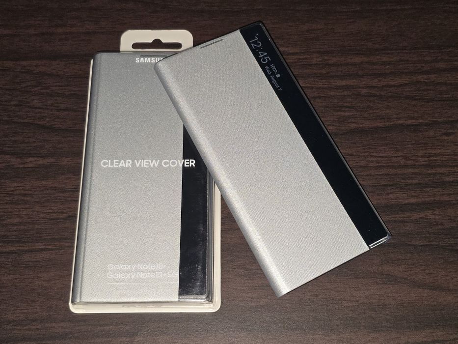 Husa flip smart activa originala Samsung Clear View Cover Note10+