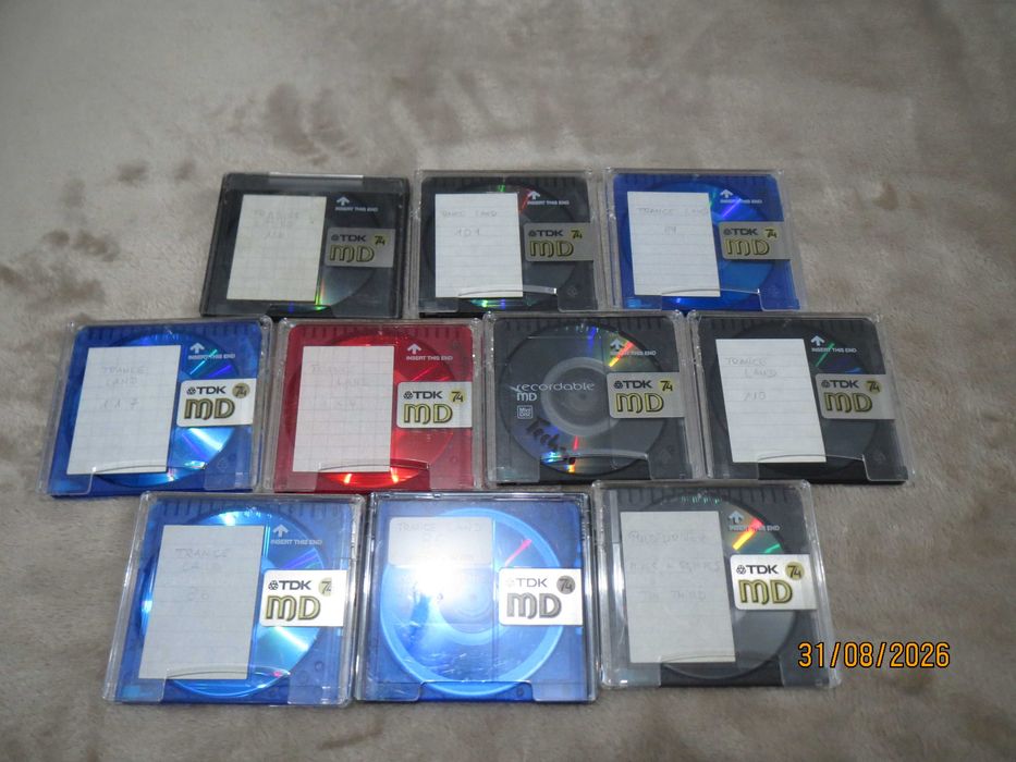 minidisc , minidiscuri loturi de 10 bucati