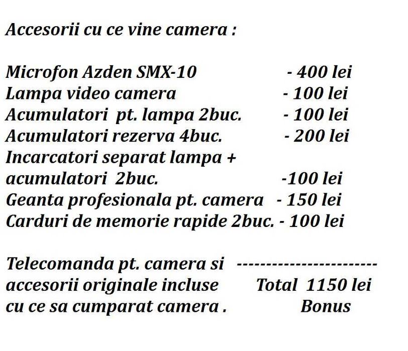 Videocamera Canon XA 10