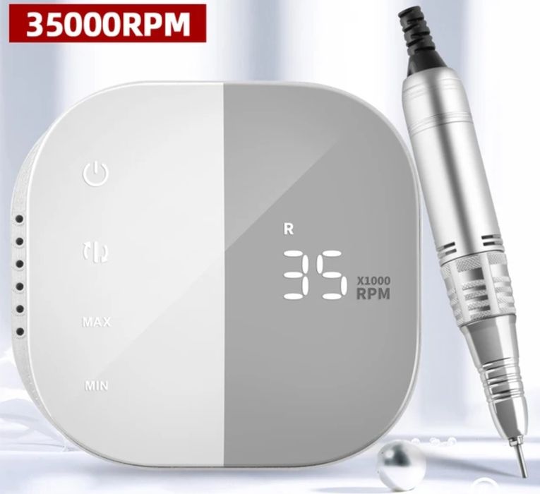 Електрическа пила за маникюр с дисплей и тъч скрийн 35 000 оборота