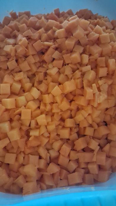Тыква на резанная кубиками