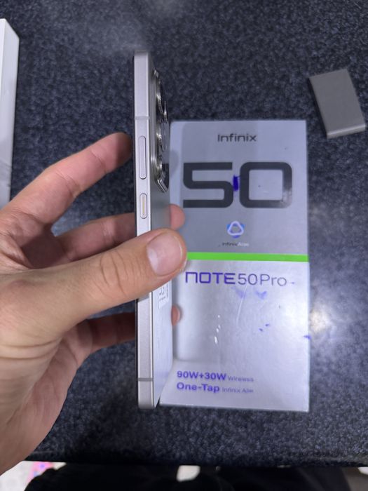 infinix not 50 pro pamit 12.256g holati yengidek karopka dak bor
