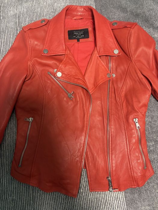 Geaca din piele   zara