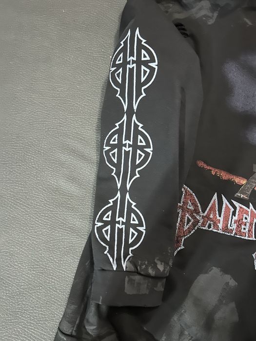 Balenciaga paris zip hoodie