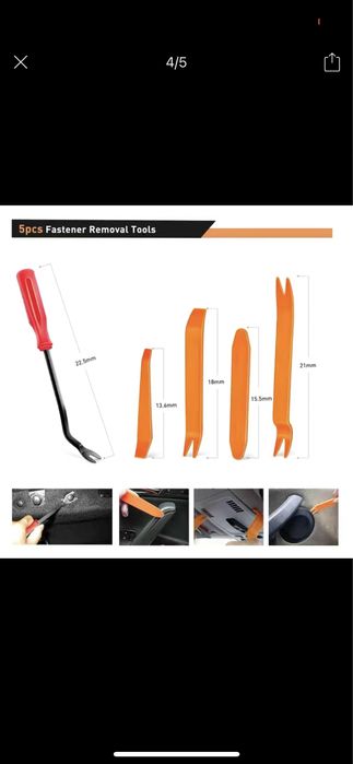 Продам набор автомобильных клипс