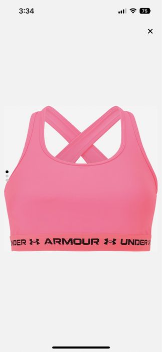 UNDER ARMOUR оригинален спортен сутиен в Розово - 1х