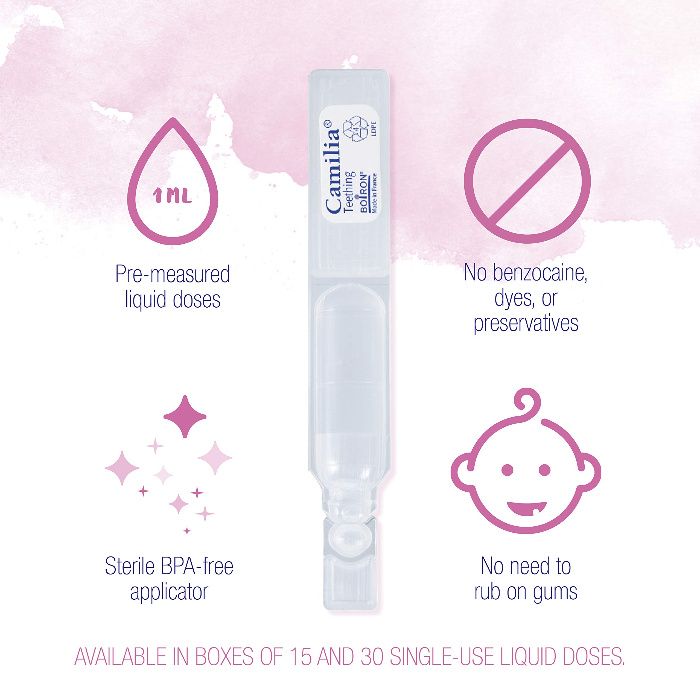 CAMILIA Boiron NATURIST FRANTA - Calmeaza durerile dentare la bebeluși