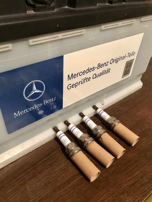 Оригинален акумулатор и свещи на Mercedes