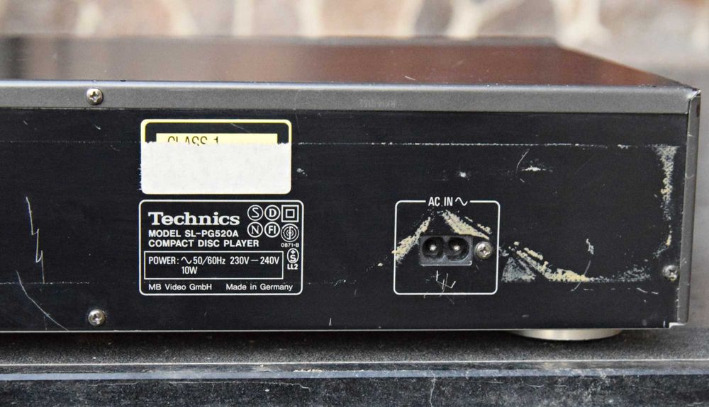 CD Player Technics SL-PG 520A