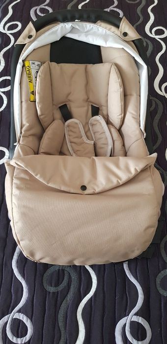Cărucior Krausman 3 in 1 Jet Beige Black - testat ADAC