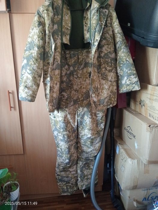 Зимний комбинезон с бушлатом