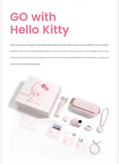 insta 360 go ultra HELLO KITTY лимитированная