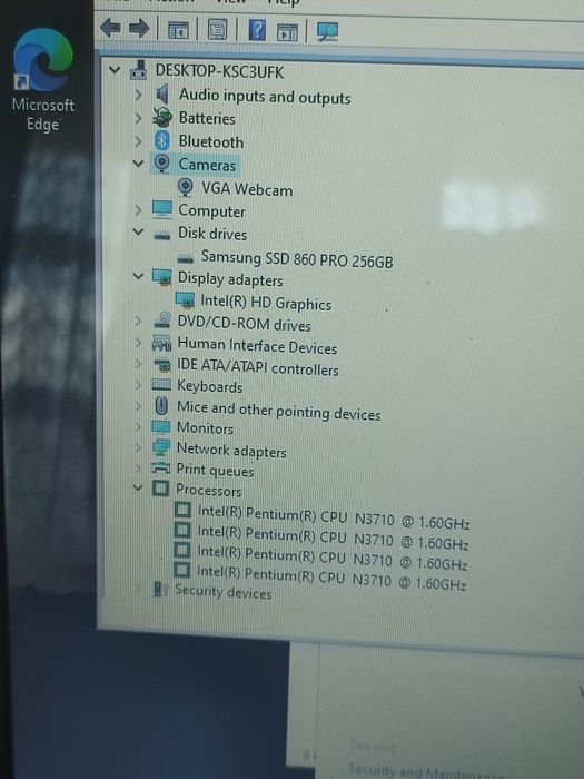 Laptop Mare 17,3 Acer ES1-731 - Quad Core/ 4gb/ 256gb SSD/ Baterie 3h