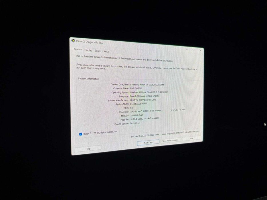PC Gaming – Ryzen 5 5600X, RTX 3070, 16GB DDR4