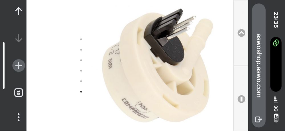 NV99.099 debitmetru ventolina D=1,2 932-8521/00 saeco Philips