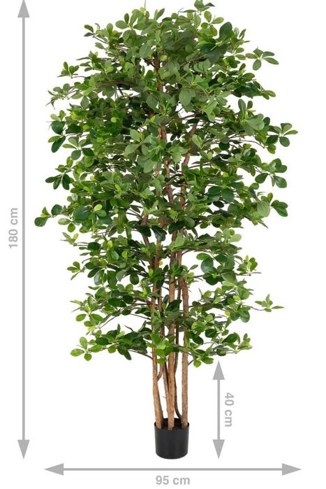 Planta artificiala Copac artificial H180cm Ficus orient cu 3780 frunze