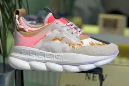 Adidasi Versace Chain Pink