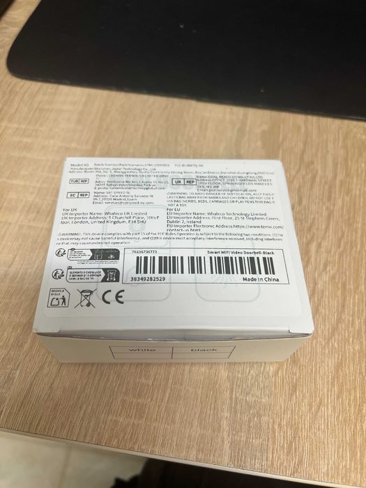 Безжичен смарт звънец с камера Wi Fi