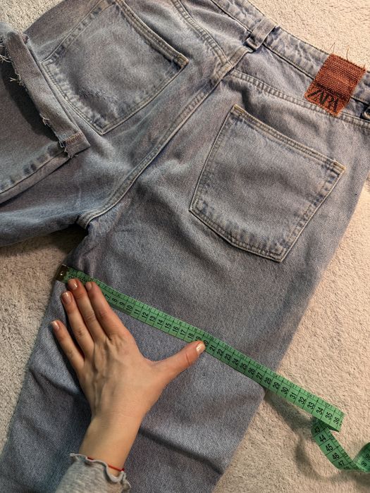 Blugi Zara mom fit