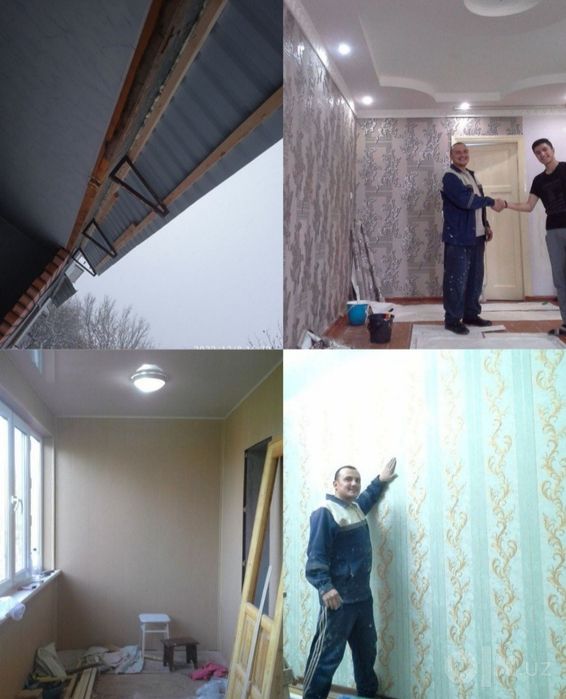 Балконов Гиштерамиз Кладка кирпича ДомаЗабораБалкона,ШтукатуркаМалярка