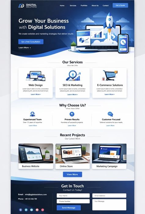 Realizez Website Profesional pentru Firma Ta – Design Modern + AI