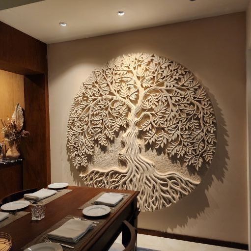 barelef rospis relef decor