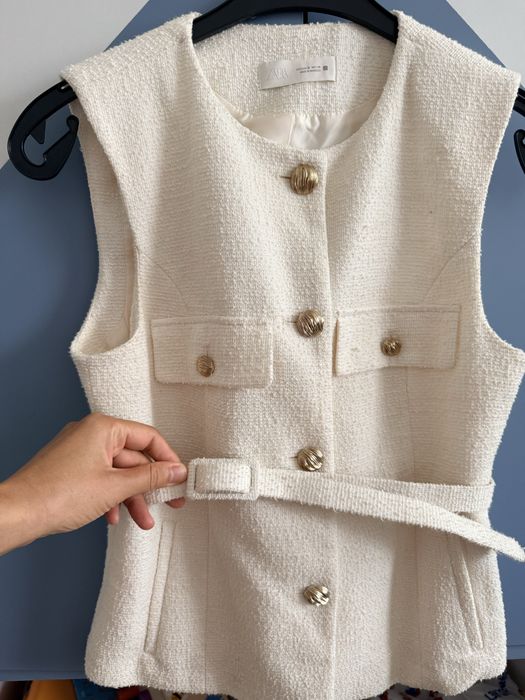 Официален елек с колан Zara, размер М