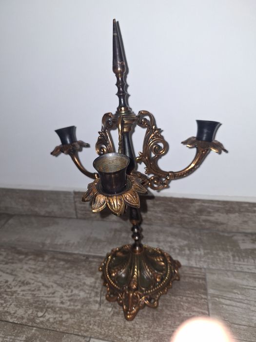 Sfestnic lumanari bronz antic
