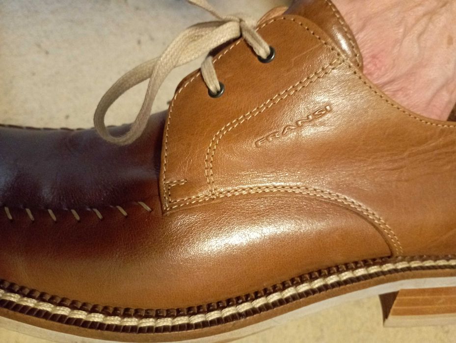 Дерби обувки от естествена кожа на FRANSI, N45