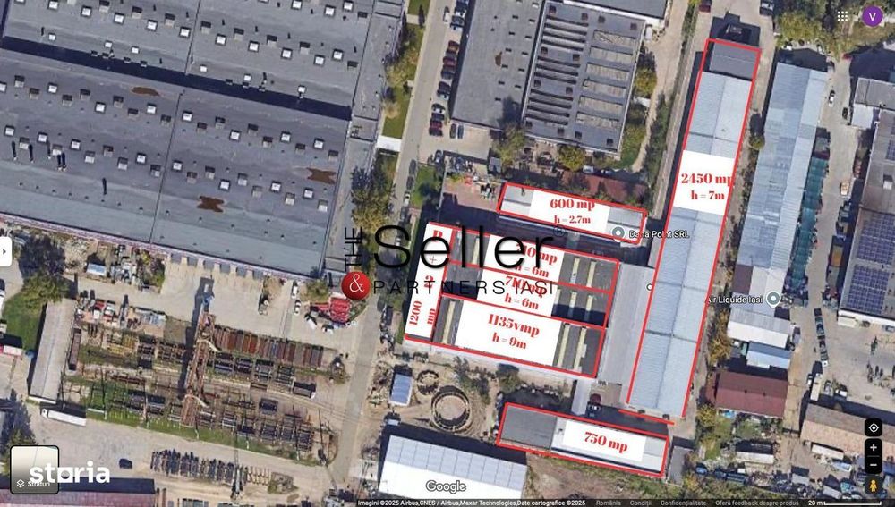 Hale de productie si birouri Calea Chisinăului cu teren 12085 mp